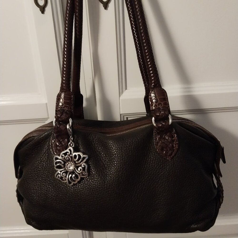 💗Brighton Bag, Satchel, Brown Bling,Dust Cover EXC💗